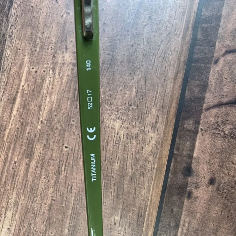 Michael Kors Eyeglasses Mk742M‎ 001 Black Green Half Rim 52-17-140 FRAMES ONLY